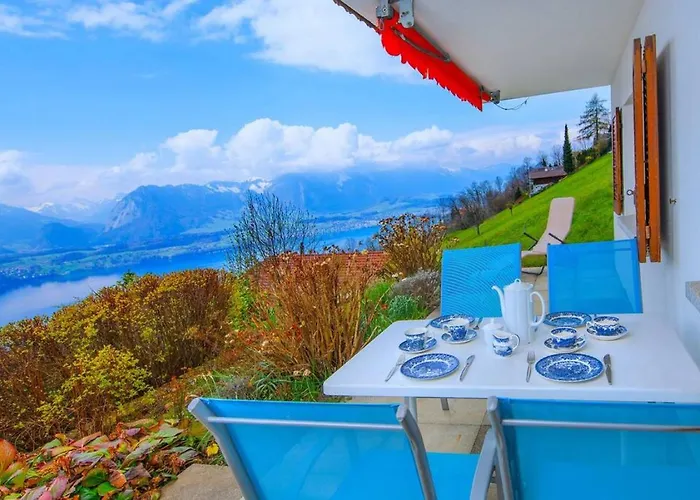 Chalé Thun Alps Scenic Views And Concierge By Swisshut *