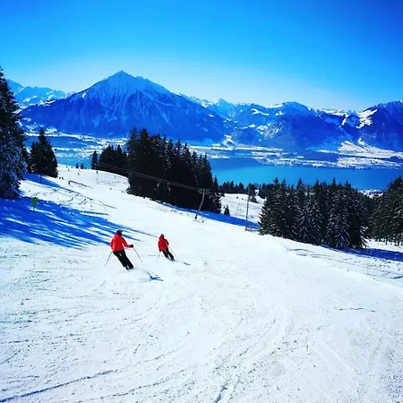 Шале Lake Thun Alps Scenic Views And Concierge By Swisshut Зигрисвиль